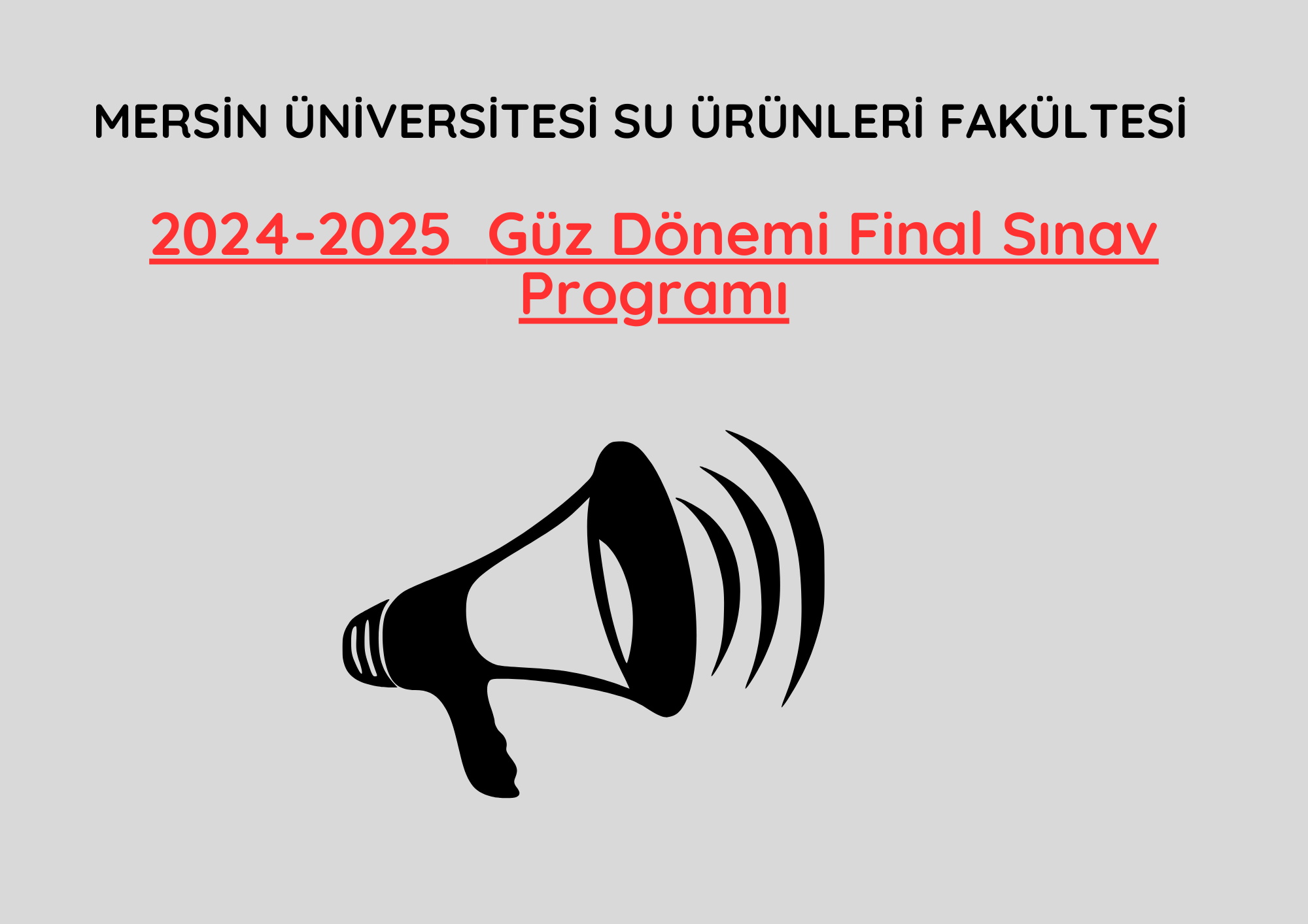 2024-2025 Güz Yarıyılı Final Sınav Programı detayı için tıklayınız
