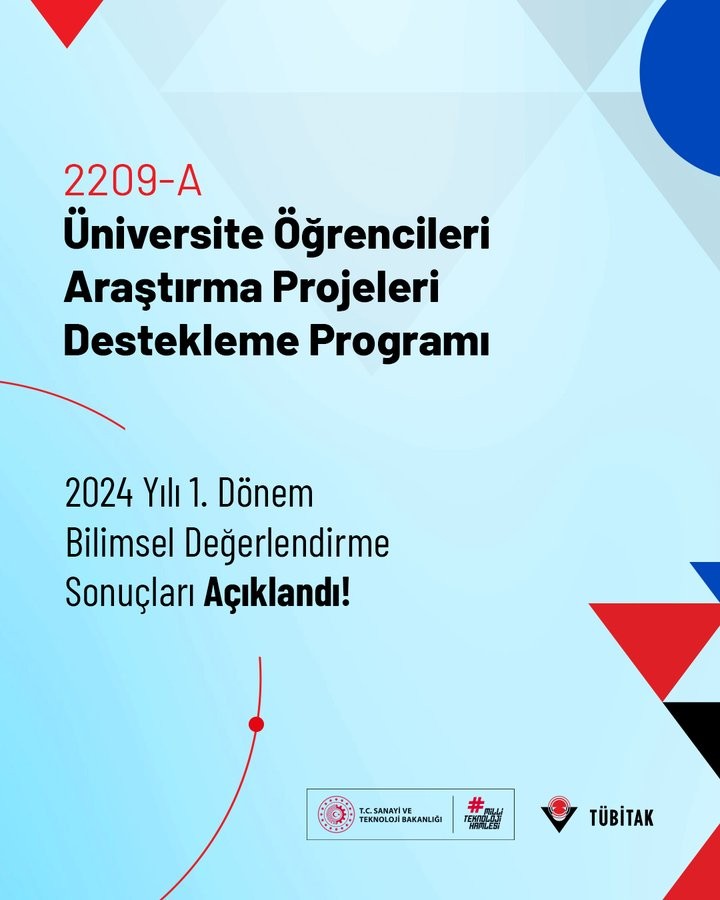 Fakültemiz Öğrencilerinden Büyük Başarı; Tübitak 2209-a detayı için tıklayınız