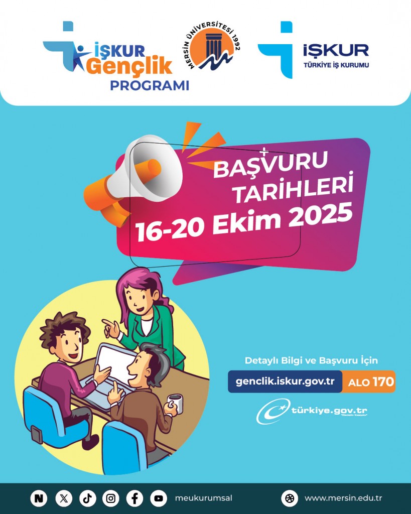 İŞKUR Gençlik Programı Başvuruları Başladı detayı için tıklayınız